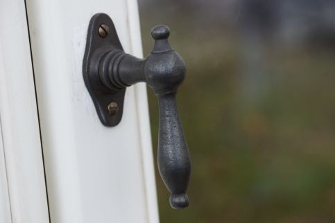 Bakelit Vorreiber Fenstergriff Fensterwirbel Fensterolive alt unbenutzt 