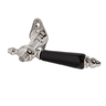 Antike Fenstergriff Messing Nickel | N3011