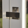 Vollolive Bauhaus-Stil| Fensterolive antik | Messing, matt vernickelt| Modell "Darmstadt" | Ventano 5
