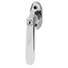 Halbolive aus Messing vernickelt, hochglanz poliert silber elegantes Design