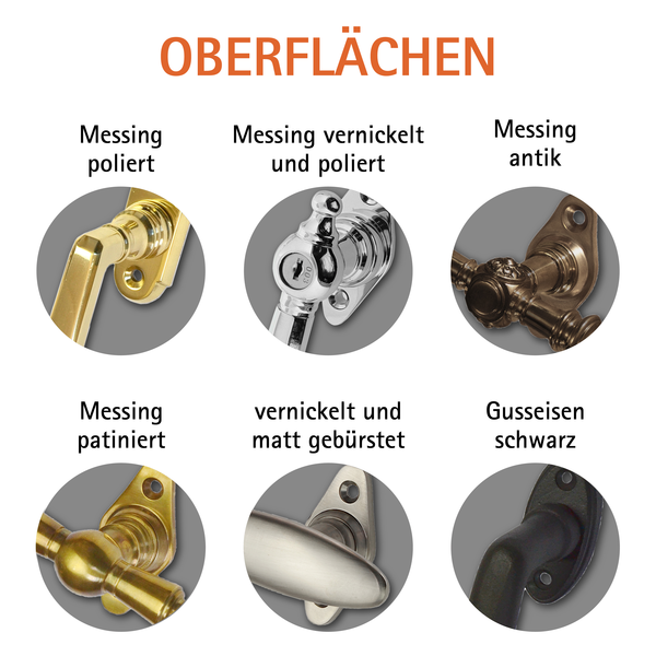 Verschiedene Oberflächen