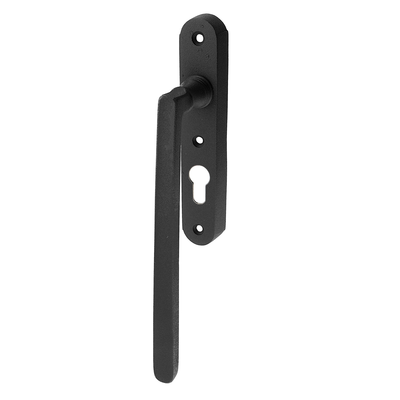 Hebe-Schiebetürgriff 25 cm Länge, Messing schwarz mit 180° Rasterung für Terassentüren