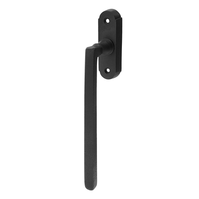 Hebe-Schiebetürgriff 25 cm Länge, Messing schwarz - mit 180° Rasterung für Terassentüren