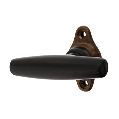 Vollolive aus Messing dunkel patiniert braun schlichtes Design