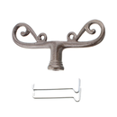 Fensterreiber Vorreiber antik Gusseisen, unbehandelt, IRU7913