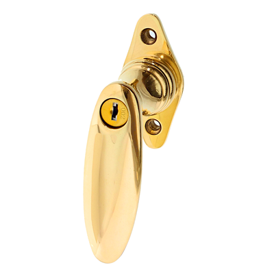 Halbolive Jugendstil poliert ovale Form in gold