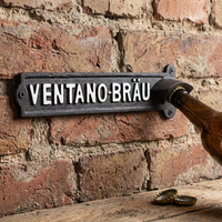 "Ventano Bräu" Bierpause - Wandflaschenöffner aus Gusseisen