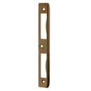 Ventano Schiließblech Innentüren Messing antik 170×20×8 mm A7851