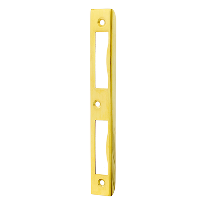 Ventano Schließblech Innentüren Messing poliert 170×20×8 mm B7851