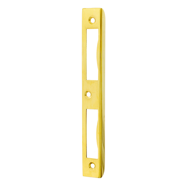 Ventano Schließblech Innentüren Messing poliert 170×20×8 mm B7851