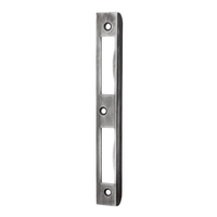 Winkelschließblech für Zimmertüren- links/rechts Gusseisen verzinkt 170x20x8 mm