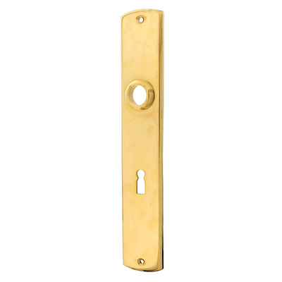 Langschild aus Messing, Jugendstil - schlichtes Design | gold