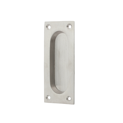 Griffmulde Messing vernickelt, matt gebürstet