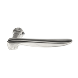 Messing Türklinke vernickelt, hochglanz poliert ergonomische Form silber