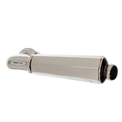 Türklinke Alpenländisch aus Messing | markante Form, silber
