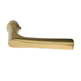 Türdrücker Art Deco patiniert | ergonomische Form in matt gold
