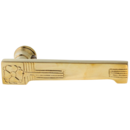 Türklinke aus Messing Jugendstil verziertes Muster gold