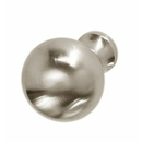 Messing Türknauf vernickelt, matt gebürstet elegantes Design silber matt