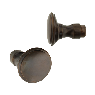 Mittelgroßer Türknauf Jugendstil - dunkel patiniert | außergewöhnliche Form