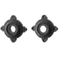 Rosetten Set für Türdrücker MS4731H18-Set Messing patiniert