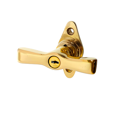 Vollolive aus Messing Jugendstil schlichtes Design gold