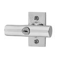 Vollolive vernickelt, hochglanz poliert aus Messing silber geometrische Form