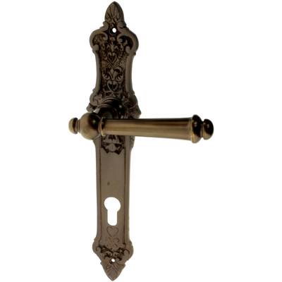 Wohnungstürgarnitur Dietwald in Messing, antik