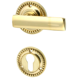 Messing Türbeschlag poliert gerade Form gold