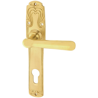 Wohnungstürgarnitur Baunatal in Messing, patiniert