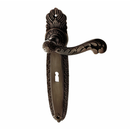 Türbeschlag braun aus Messing dunkel patiniert ergonomische Form