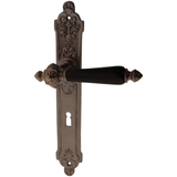 Jugendstil Zimmertürbeschlag aus Messing - konische Form