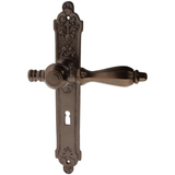 Zimmertürgarnitur Adelgunde in Messing, antik