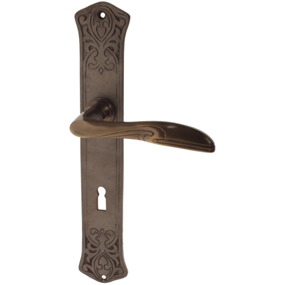 Türbeschlag Jugendstil - dunkel patiniert | ergonomische Form