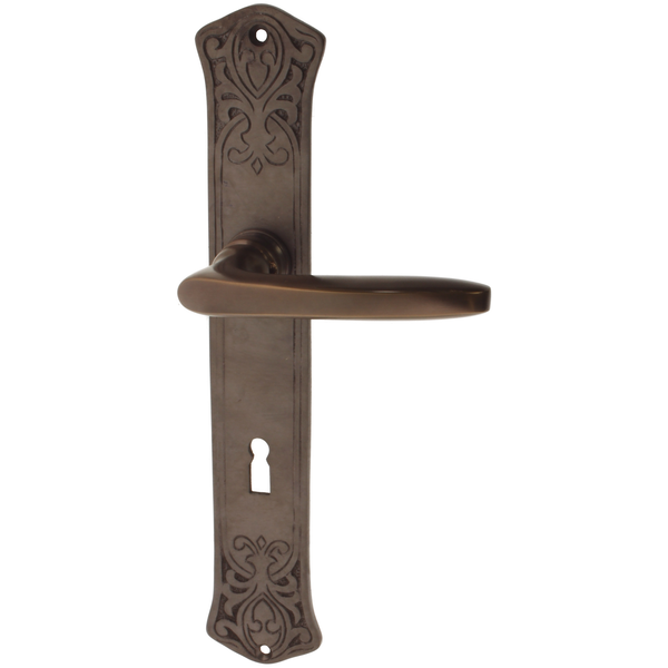 Türbeschlag Jugendstil - dunkel patiniert | elegantes Design