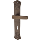 Zimmertürgarnitur Armgard in Messing, antik