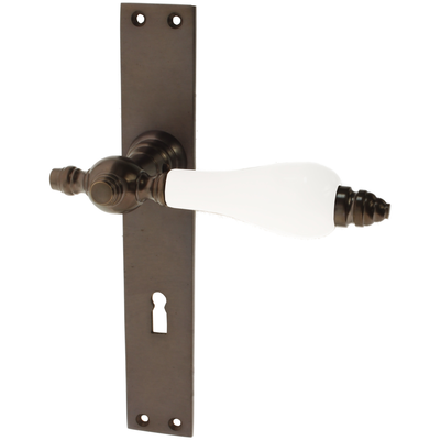 Türbeschlag aus Messing, konische Form | braun