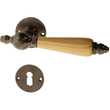 Zimmertürbeschlag aus Messing - Bauhaus Stil - ergonomische Form