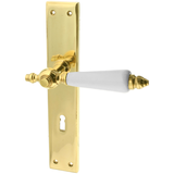 Türbeschlag gold aus Messing poliert konische Form