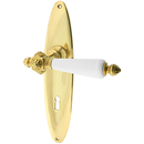 Türbeschlag aus Messing, Jugendstil - klassische Form | gold