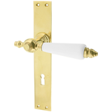 Türbeschlag aus Messing, konische Form | gold