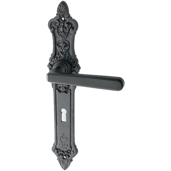 Türbeschlag Jugendstil - schwarz | schlichtes Design