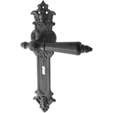 Zimmertürgarnitur Gastold in schwarz