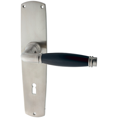 Jugendstil Zimmertürbeschlag aus Messing - klassische Form