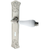 Jugendstil Zimmertürbeschlag aus Messing - ergonomische Form