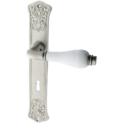 Jugendstil Zimmertürbeschlag aus Messing - ergonomische Form