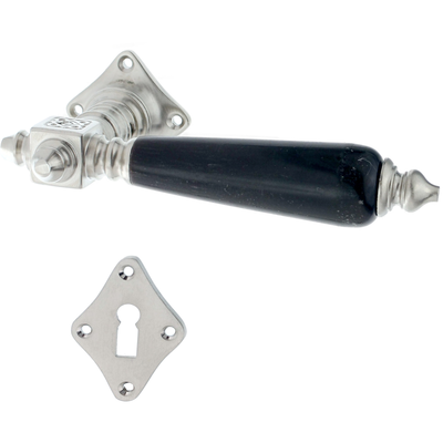 Jugendstil Zimmertürbeschlag ausMessing klassische Form klein,mittelgroß