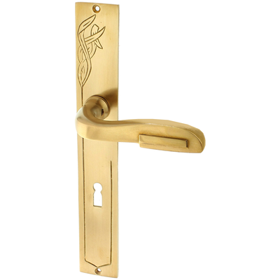 Türbeschlag Jugendstil - patiniert | ergonomische Form