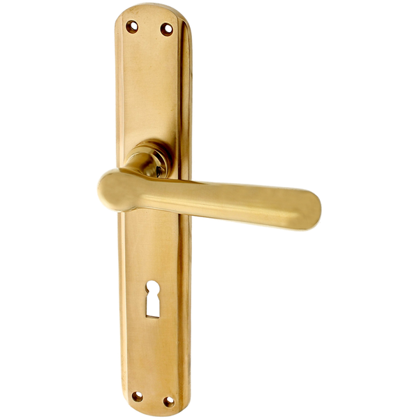 Zimmertürgarnitur Großer Ursee in Messing, patiniert