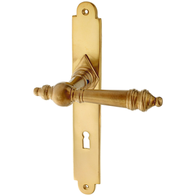 Türbeschlag Alpenländisch - patiniert | verziertes Muster