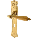 Jugendstil Zimmertürbeschlag aus Messing - elegantes Design